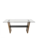  Canadel East Side Dining Table with Glass Top GRE04072CL03EERNF IMAGE 1