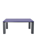  Canadel East Side Dining Table with Glass Top GRE04072CR15EEBNF IMAGE 1