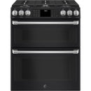  Café 30-inch Slide-In Gas Range with Chef Connect CCGS995EELDS IMAGE 1