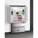  Bertazzoni 36-inch, 21 cu.ft. Freestanding French 4-Door Refrigerator with Automatic Ice Maker REF36X/17 + HERHK36REF IMAGE 2