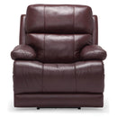  Palliser Kenaston Power Leather Recliner with Wall Recline 41064-L9-CLASSIC-BURGUNDY IMAGE 2