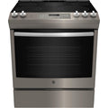  GE 30-inch Slide-in Electric Range with Self-cleaning oven and steam clean option cuisiniere ardoise IMAGE 1