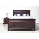  Mako Wood Furniture Decora King Panel Bed 600-K-CH-HB/FB/R/SLT IMAGE 5