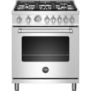  Bertazzoni 30-inch Freestanding Gas Range with Convection MAST305GASXE IMAGE 1