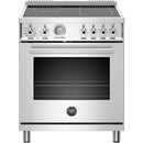  Bertazzoni 30-inch Freestanding Induction Range with Convection PROF304INMXE IMAGE 1