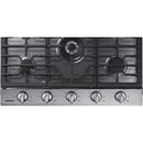  Samsung 30-inch Built-In Gas Cooktop with Wi-Fi Connectivity NA30N6555TS/AA IMAGE 6