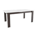  Canadel Downtown Dining Table with Glass Top GRE03866WH18MDCN1 IMAGE 3