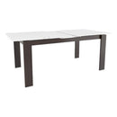  Canadel Downtown Dining Table with Glass Top GRE03866WH18MDCN1 IMAGE 4