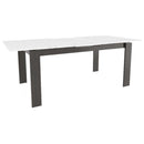  Canadel Downtown Dining Table with Glass Top GRE03866WH59MDCN1 IMAGE 3