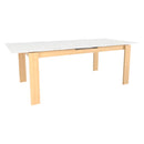  Canadel Downtown Dining Table with Glass Top GRE04072WH02MDCN1 IMAGE 2