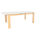  Canadel Downtown Dining Table with Glass Top GRE04072WH02MDCN1 IMAGE 7