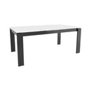  Canadel Downtown Dining Table with Glass Top GRE04072WH05MDCN1 IMAGE 1