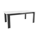  Canadel Downtown Dining Table with Glass Top GRE04072WH05MDCN1 IMAGE 3