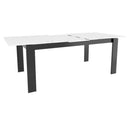  Canadel Downtown Dining Table with Glass Top GRE04072WH05MDCN1 IMAGE 6