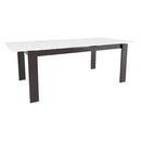  Canadel Downtown Dining Table with Glass Top GRE04072WH13MDCN1 IMAGE 2