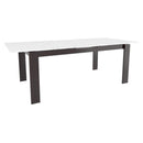  Canadel Downtown Dining Table with Glass Top GRE04072WH13MDCN1 IMAGE 3