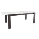  Canadel Downtown Dining Table with Glass Top GRE04072WH13MDCN1 IMAGE 4