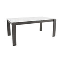  Canadel Downtown Dining Table with Glass Top GRE04072WH59MDCN1 IMAGE 1