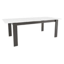  Canadel Downtown Dining Table with Glass Top GRE04072WH59MDCN1 IMAGE 2