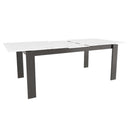  Canadel Downtown Dining Table with Glass Top GRE04072WH59MDCN1 IMAGE 6
