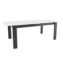  Canadel Downtown Dining Table with Glass Top GRE04072WH63MDCN1 IMAGE 2