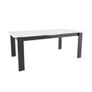  Canadel Downtown Dining Table with Glass Top GRE04072WH63MDCN1 IMAGE 3