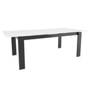  Canadel Downtown Dining Table with Glass Top GRE04072WH63MDCN1 IMAGE 7
