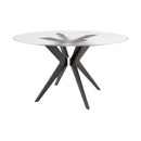  Canadel Round Downtown Dining Table with Glass Top GRN05454WA30MDPNF/BAS01005NA30MDP IMAGE 1