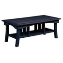  C.R. Plastic Products Bay Breeze DST167-14 49" Coffee Table - Black IMAGE 1
