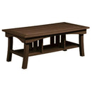  C.R. Plastic Products Bay Breeze DST167-16 49" Coffee Table - Chocolate IMAGE 1