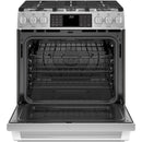  GE Café 30-inch Slide-In Dual-Fuel Range CC2S986SELSS IMAGE 10
