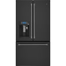  Café 36-inch, 22.2 cu. ft. Counter-Depth French 3-Door Refrigerator with Ice and Water CYE22UELDS IMAGE 3