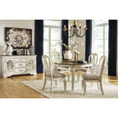  Signature Design by Ashley Oval Realyn Dining Table Realyn D743-35 Oval Dining Room Extension Table (Dining Tables - Oval) IMAGE 11
