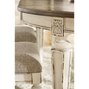  Signature Design by Ashley Oval Realyn Dining Table Realyn D743-35 Oval Dining Room Extension Table (Dining Tables - Oval) IMAGE 2