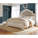  Signature Design by Ashley Realyn Queen Upholstered Panel Bed B743-57/B743-54/B743-96 IMAGE 2