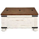  Signature Design by Ashley Wystfield Lift Top Cocktail Table TABLE DE BOUT ASHLEY IMAGE 2