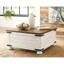 Signature Design by Ashley Wystfield Lift Top Cocktail Table TABLE DE BOUT ASHLEY IMAGE 7