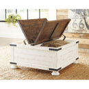  Signature Design by Ashley Wystfield Lift Top Cocktail Table TABLE DE BOUT ASHLEY IMAGE 8