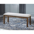  Signature Design by Ashley Moriville Bench Moriville D631-00 Upholstered Bench (Dining Seating - Benches) IMAGE 5