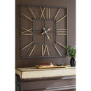  Signature Design by Ashley Home Decor Clocks Thames A8010112 Wall Clock (Home Decor - Clocks) IMAGE 2