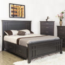  Mako Wood Furniture Chelsea Queen Panel Bed with Storage 5200-ST-Q IMAGE 4