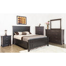  Mako Wood Furniture Chelsea Queen Panel Bed with Storage 5200-ST-Q IMAGE 5