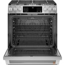  Café 30-inch Slide-in Gas Range with Convection Technology CCGS700P2MS1 IMAGE 3