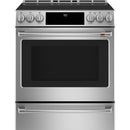  Café 30-inch Slide-in Induction Range with Warming Drawer CCHS900P2MS1 IMAGE 1