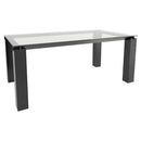  Canadel East Side Dining Table with Glass Top GRE04072CL63EEBNF IMAGE 1