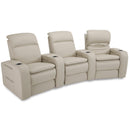  Palliser Vertex Leather 3-Seat Home Theatre Seating 41470-5L/41470-7L/41470-3L-SOLANA-TUSK IMAGE 7