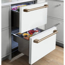  Café 24-inch 5.7 cu. ft. Dual-Drawer Refrigerator CDE06RP4NW2 IMAGE 6
