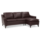  Palliser Balmoral Leather 2 pc Sectional 77488-07/77488-15-CLASSIC-BURGUNDY IMAGE 2