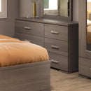  MEQ 6-Drawer Kids Dresser 1466 Kids 6-Drawers Dresser - Charcoal IMAGE 1