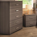  MEQ 5-Drawer Kids Chest 1466 5-Drawer Chest - Charcoal IMAGE 1